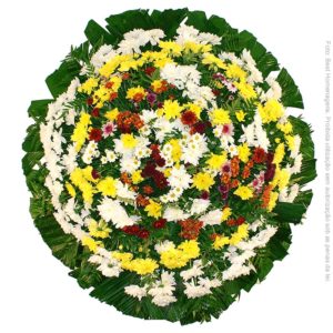 Coroa de Flores Popular Colorida
